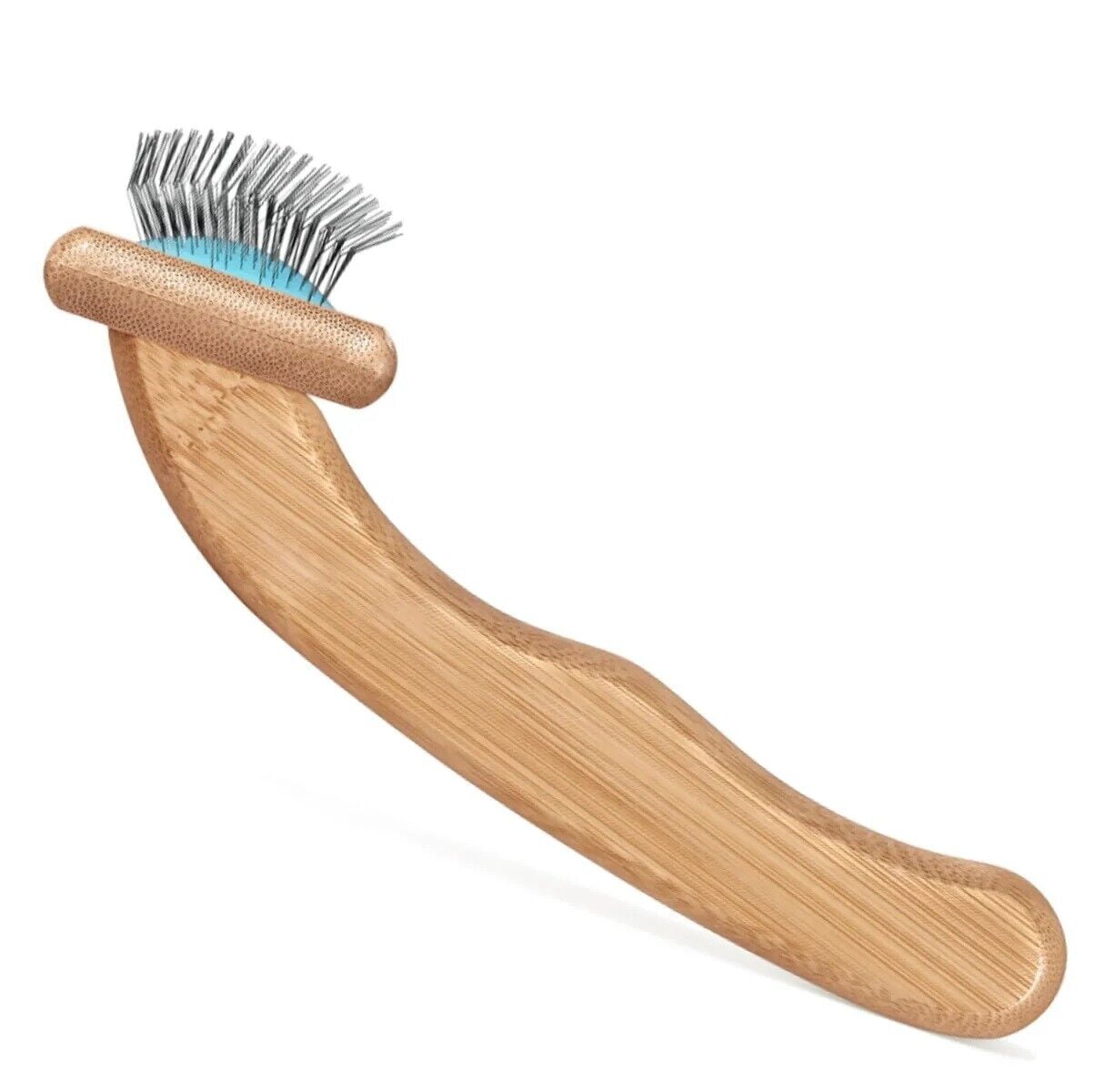 Pro Dog and Cat Slicker Brushes Volumizing Ultra Soft Flexible Bristles Gentle (XSmall)