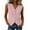 Red, variant on Women's Striped Vest Sleeveless Button Down Open Front Tops Office Casual Layeringlook Waistcoat