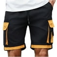 thumbnail image 2 of Ndbuld Mens Hiking Cargo Shorts Quick-Dry Outdoor Athletic Short Travel Fishing Golf Tactical Short for Men with Multipocket Black M, 2 of 8