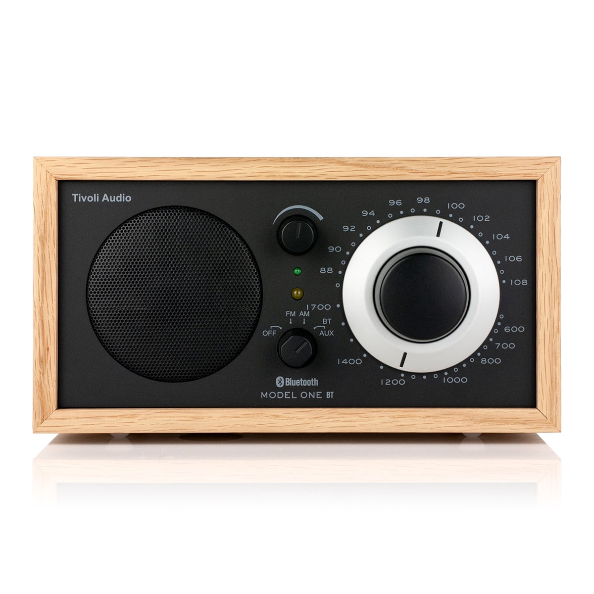 オーディオ機器 ラジオ Tivoli Audio Model One Bluetooth AM/FM Radio & Speaker (Oak/Black-Black)