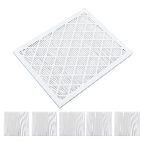 AC Furnace Filter, Effective Filtration MERV 8 High Temperature Reusable Frame Healthy Pleated HVAC Filter for Home