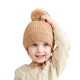 thumbnail image 5 of CoCopeanut Topi Anak Musim Dingin untuk Anak-anak Aksesori Bayi Rajutan Hangat Topi Beanie Anak Perempuan Laki-laki Topi Beanie Anak Perempuan Warna Permen Balita Anak-anak untuk 1-4Y, 5 of 6