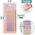thumbnail image 3 of Mr. Pen Self-Adhesive Transparent Index Tabs, Multicolor, 1600 Count, 8 Pack, 3 of 8