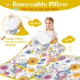 thumbnail image 3 of Pioneer Flower Floral Print Pattern Toddler Nap Mats for Kids Preschool,Sleeping Mat Bag or Kids,Toddler Sleeping Bag,Toddler Nap Mat or Daycare, 3 of 6