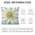 thumbnail image 5 of nygtbtfer Hello Spring Pillow Covers , Floral Daisy Bloom Mason Jar Green Blue Farmhouse Decorative Throw Pillowcases for Home Sofa Couch Decoration, 5 of 5