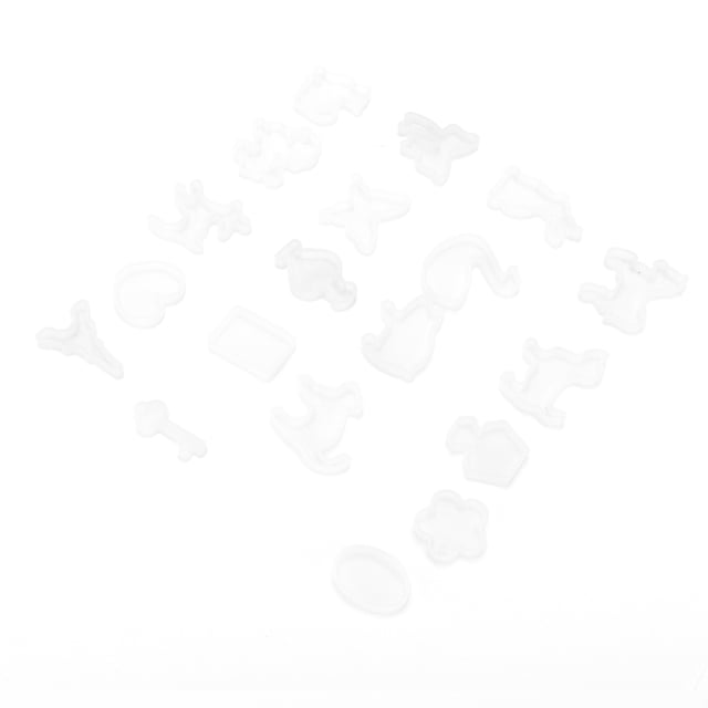 Moldes de silicona para fundición de resina Bling Bling 19 piezas