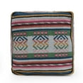 thumbnail image 4 of Inca Handcrafted Peruvian Print Square Pouf 16"x16"x16" Statement Piece with Multicolor Options, Durable Fabric, & Floor Cushion Design for Home Decor & Casual Seating, 4 of 6