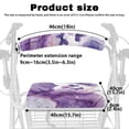 thumbnail image 6 of Jiueut Marble Print Rollator Seat Cushion Back Bar Cover Set for Seniors Set of 2 Universal Rollator Walker Seat and Backrest Covers for Women Rollator Seat Cover Butterfly, 6 of 7