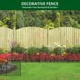 thumbnail image 6 of Home Metal Decorative Garden Fence,10/15 Panels No Dig Decorative Fence with Gate for Outdoor,Yard, Patio,Animal Barrier Rustproof Metal Wire Panel,Temporary Dog Fence- Horizontal, 6 of 7