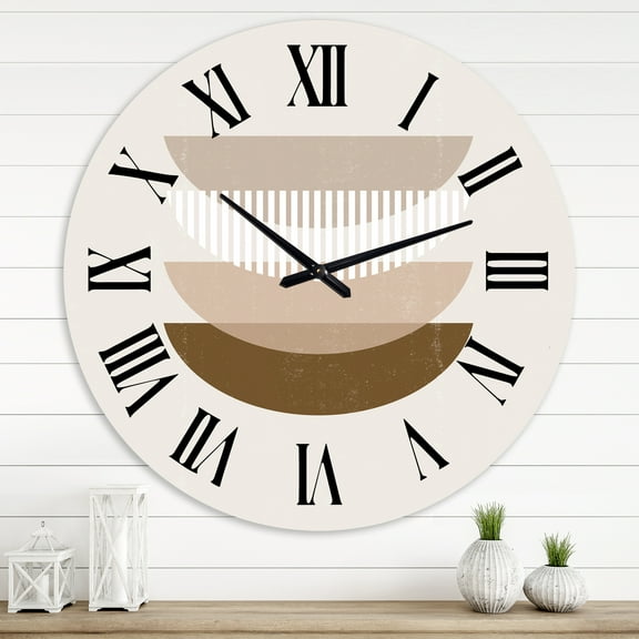 Designart 1 in Quartz Modern/Contemporary Wall Clock