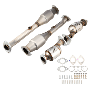 Complete Catalytic Converters (Bank1, 2 And Rear) Replacement For 2009-2015 Honda Pilot 3.5L 45131+45132+16447 AKWH