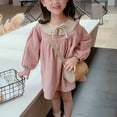 thumbnail image 6 of IROINNID Girls Summer Clothes Long-sleeved Clothing Summer Thin Knitted Dress 4T, 6 of 9