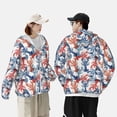 thumbnail image 5 of Haiem Red Lobster UPF 50+ Fishing Shirts for Men Long Sleeve UV Sun Protection Hoodie Non-Mask Outdoor Hiking Shirts, 5 of 8