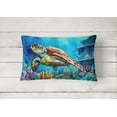 thumbnail image 3 of Carolines Treasures DAC2805PW1216 16 x 12 in. Unisex Loggerhead Sea Turtle Throw Pillow, 3 of 4