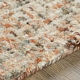 thumbnail image 6 of Hauteloom Darch Wool Living Room, Bedroom Area Rug - Modern - Orange, Gray, Red - 2' x 3', 6 of 7