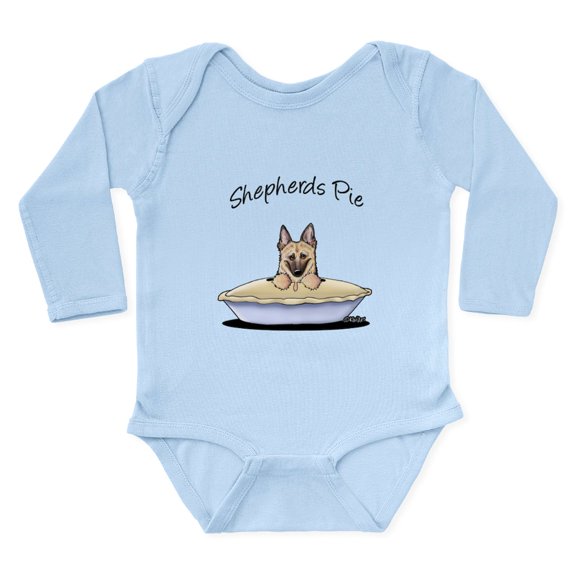 CafePress - Shepherds Pie Long Sleeve Infant Bodysuit - Long Sleeve Cotton Baby Bodysuit