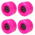 thumbnail image 2 of CUITING 4 Pcs Roues à Double Rangée en PU Accessoires de Patins à Roulettes avec Roulement, 2 of 5