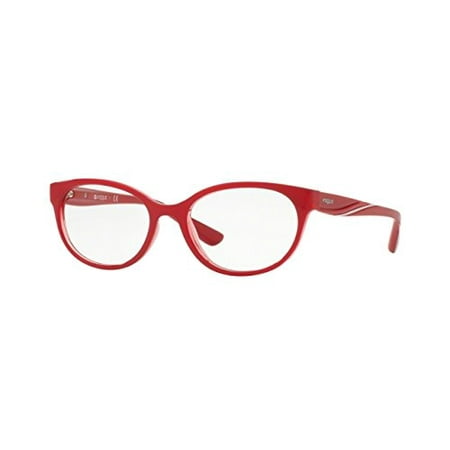 Vogue VO5103 Eyeglass Frames 2470-51 - Topaz Red/Red Transparent