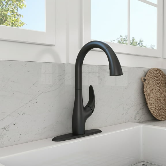 BOCCHI 2024 0001 MB Pagano 2.0 Pull-Down Kitchen Faucet in Matte Black