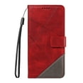 thumbnail image 3 of Designed for Samsung Galaxy S20 FE Case Wallet, Men Women Flip Folio Cover with PU Leather Stand Credit Card Holders Slots Wrist Strap Magnetic Clasp Phone Case for Samsung Galaxy S20 FE, Red, 3 of 11