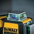 thumbnail image 4 of DeWalt DW089LG 12V MAX Cordless - Green Line Laser 3 x 360  Professional Laser Level, Yellow (Laser + battery + charger), 4 of 11