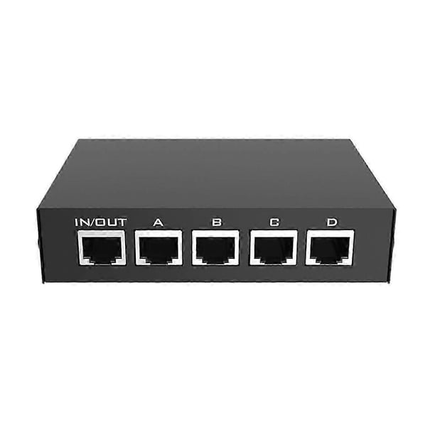 4 in 1 Out 100/1000Mbps Mini Gigabit Network Switch 5 Port Ethernet Switch Internet Splitter RJ45 N