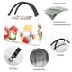 thumbnail image 4 of Fotbe Summer Gnome Bolsa Térmica Portátil con Estampado, Bolsa de Entrega de Alimentos Aislada, Bolsa Reutilizable de Gran Capacidad para Comidas y Supermercado, 4 of 6