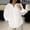 White, variant on Womens Cotton Lined Shirts Casual V Neck Loose Fit Shirts Lightweight Thin Breathable Baggy Tops Beach Vacation Tops White L
