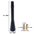 thumbnail image 3 of Chrome Universal 8CM Car Short Stubby Antenna Aerial AM/FM Radio Mast with Screw, 3 of 5