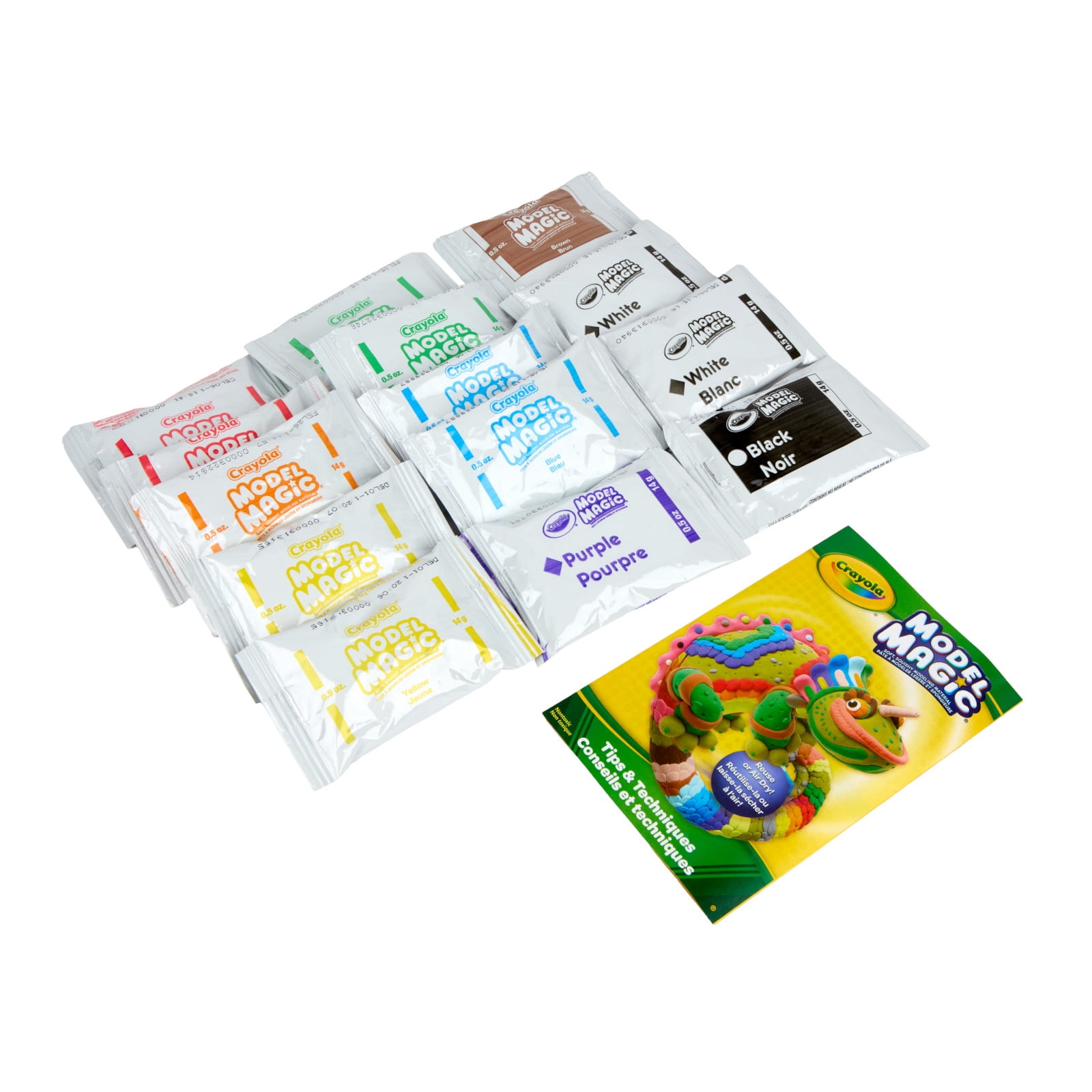 Crayola Model Magic Deluxe Variety Pack (14ct), 7oz, No Bake, Bulk Modeling Clay Alternative, Sensory Toy, Art Classroom Essentials, School Supplies, Crafting Gifts, Ages 4+