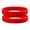 Red, variant on SmartBy 2Pcs Fashion Silicone Wristbands Wrist Bands Solid Color Sports Design Bracelets