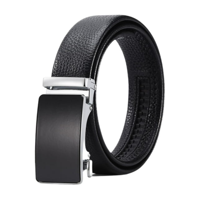 Cinturón de hombre jinwen de negocios ajustable para camisa Fiesta Boda Plata 115cm