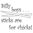 thumbnail image 3 of CafePress - Sticks Are For Chicks - Postcards (Package of 8), 3 of 3