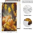 thumbnail image 2 of Thanksgiving Pumpkins Hand Towels, Fall Leaves Harvest Kitchen Towel Ultra Soft and Absorbent,Decorative Fingertip Face Towel for Bathroom Hotel, 2 PCS, 28.3"x 14.4", 2 of 6