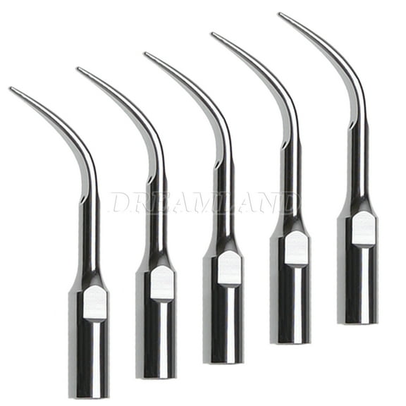 5PCS Dental Ultrasonic Scaler Scaling Tip GD4 fit DTE SATELEC Handpiece SKYSEA
