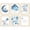 Elephant Nursery, variant on 97 DECOR Baby Elephant Nursery Decor, Moon Star Nursery Pictures (UNFRAMED)