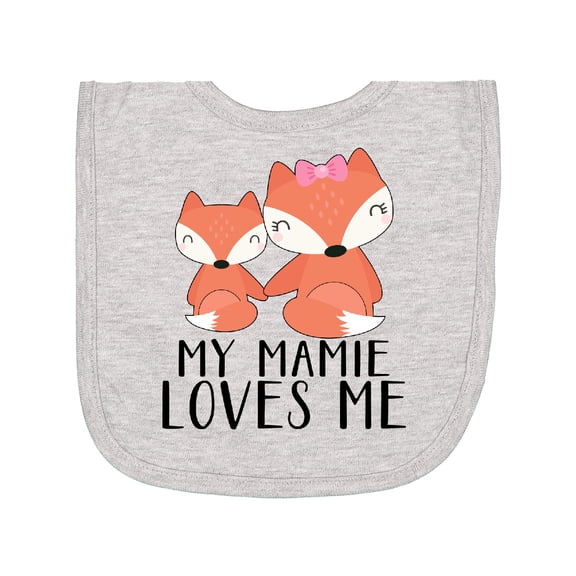 Inktastic My Mamie Loves Me Newborn Bib