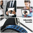 thumbnail image 6 of ELEHOLD Case for Apple iPad 10.2 2021/2020/2019 Pro 10.5'2017)(Air 3 10.5 (2019),Soft TPU Rugged Durable Case with 360° Rotating Hand Strap & Foldable Hidden Stand & Pencil Holder,Clear, 6 of 10