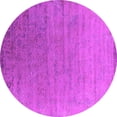 thumbnail image 1 of Ahgly Company Indoor Round Oriental Pink Industrial Area Rugs, 7' Round, 1 of 4