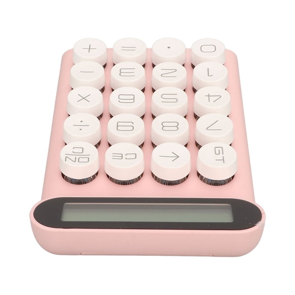 Calculadora De Interruptor Mecánico, Pantalla LCD De 10 Dígitos, Calculadora De Interruptor Azul De Apagado Inteligente Para Oficina