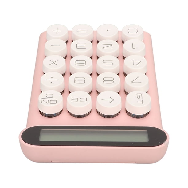 Calculadora De Interruptor Mecánico, Pantalla LCD De 10 Dígitos, Calculadora De Interruptor Azul De Apagado Inteligente Para Oficina