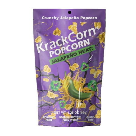 KrackCorn Popcorn Jalapeno Heat! 3.25oz