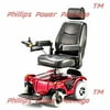 Merits - Compact FWD/RWD Dualer - Power Chair - 18"W x 16"D - Red - PHILLIPS POWER PACKAGE TM - $500 VALUE