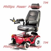 Merits - Compact FWD/RWD Dualer - Power Chair - 18"W x 16"D - Red - PHILLIPS POWER PACKAGE TM - $500 VALUE