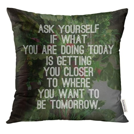 STOAG on Life Best Inspirational and Motivational Sayings About Wisdom Positive Uplifting Empowering Throw Pillowcase Cushion Case Cover 16x16