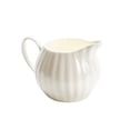 thumbnail image 1 of White Ceramic Coffee Milk Pitcher Gravy Boat With Handle For Sauces Salad Coffee Milk, 1 of 7