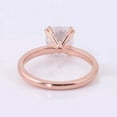 thumbnail image 4 of solitaire jewels 2CT Cushion Moissanit Solitaire Engagement Ring For Women, 10K Rose Gold, 4 of 7