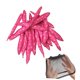 thumbnail image 3 of 20 rulos de esponja suave rosa con red para el cabello para mujer, ecológicos y de secado rápido., 3 of 4