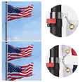 thumbnail image 7 of American Aluminum Telescopic Flagpole Set 20', Silver, 7 of 7