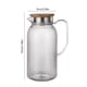 thumbnail image 3 of CaiYueKe Plastic Pitcher with Lid and Strainer, 1L Beverage Jug for Iced Water, Fruit Tea, Bar and Restaurant Use, High-Temperature-Proof PC Water Pitcher for Kitchen, Dining, KTV, Clear Juice Jug, 3 of 7